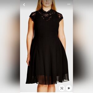 City Chic cute black dress